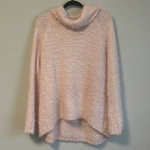 Load image into Gallery viewer, XL ANA Light Blush Pink Cowl Neck Chunky Sweater
