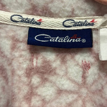 Load image into Gallery viewer, Large Catalina Light Pink White Western Printed Quarter Zip Pull Over Jacket
