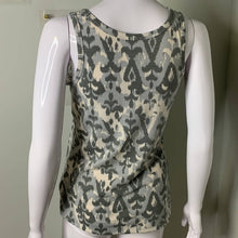 Load image into Gallery viewer, Small The North Face Gray White Printed V-Neck Tank Top
