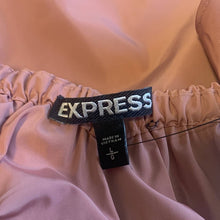 Load image into Gallery viewer, Large Express NWT Tafetta Ruffle Top Shirt
