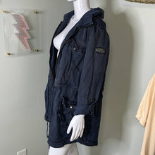 Load image into Gallery viewer, Size 2XL Harley Davidson Black Label Women’s Light Weight Long Parka Jacket
