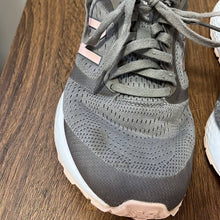Load image into Gallery viewer, Size 9 New Balance Gray Pink White Running Tennis Shoes
