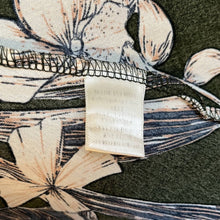 Load image into Gallery viewer, Small Altar’d State Dark Green Floral Print Tropical Kimono
