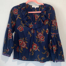Load image into Gallery viewer, Small Madewell x Warm Ruffle-Collar Top in Honolulu Hibiscus
