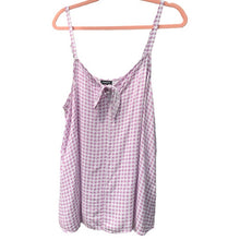 Load image into Gallery viewer, 0X Torrid SOPHIE - PURPLE GINGHAM TIE-FRONT CAMI
