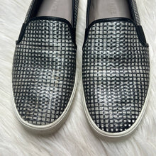 Load image into Gallery viewer, Sz 7.5 VINCE Black &amp; White Slip On Sneakers

