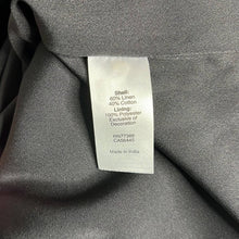 Load image into Gallery viewer, Small J. Crew Black &amp; White Embroidered Sleeveless Linen Dress
