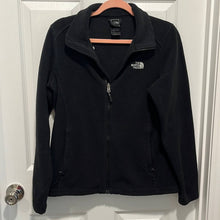 Load image into Gallery viewer, Medium The North Face Black Zip Up Fleece Jacket
