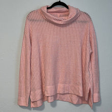 Load image into Gallery viewer, XS Anthropologie Maeve NWOT Blush Pink Cowl Neck Ribbed Sweater Top
