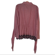 Load image into Gallery viewer, Size XXL Tommy Hilfiger NWT Red &amp; White Gingham Print Tie Blouse
