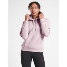 Load image into Gallery viewer, Medium Athleta Pastel Purple Retroplush Hoodie Hooded Sweatshirt
