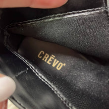 Load image into Gallery viewer, Sz 8 Crevo Black Autumn Tassel Leather Ankle Boot
