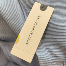 Load image into Gallery viewer, Size Medium Anthropologie NWT Light Blue One Shoulder Ribbed Ruffle Top
