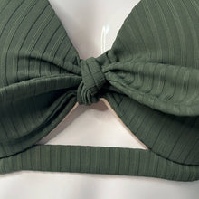 Load image into Gallery viewer, Size 36C Shade &amp; Shore Green Swim Suit Bikini Top
