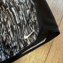 Load image into Gallery viewer, Medium Nike Dri-Fit Black White Performance Running Shorts
