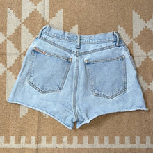 Load image into Gallery viewer, Junior's 11 Zena Jeans Vintage Light Wash High Waisted Denim Shorts
