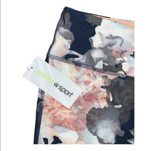Load image into Gallery viewer, Size XL Marika Sport NWT High Rise Squat Proof Dry-Wik Capri Leggings in Blush Navy
