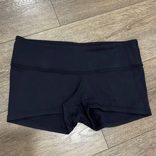 Load image into Gallery viewer, Size 8 Lululemon Black Super Short Athletic Shorts
