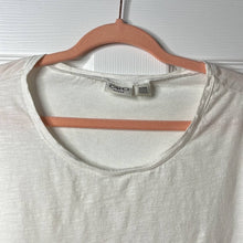 Load image into Gallery viewer, Size XL Cato Scoop Neck White Short Sleeve Top With Crochet Lace Trim
