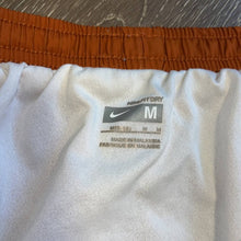 Load image into Gallery viewer, Medium Nike Dri-Fir Orange White Athletic Running Shorts
