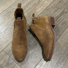 Load image into Gallery viewer, Size 8.5 Steve Madden Dabble Brown Almond store Suede Pull Tab Western Booties
