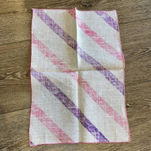 Load image into Gallery viewer, Magenta Pink &amp; Purple Stripe Cloth Napkins
