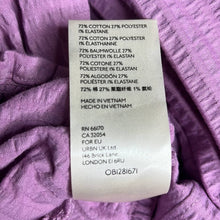 Load image into Gallery viewer, Size Medium Anthropologie Textured Purple Peasant Style Blouse
