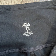 Load image into Gallery viewer, Small Prana Black Cropped Flare Yoga Pants
