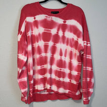 Load image into Gallery viewer, Size XXL Design History Red White Tie Dye Sweater
