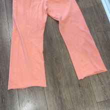 Load image into Gallery viewer, Size 1X Victoria’s Secret Neon Coral Orange Oversized Lounge Wear Sweatpants

