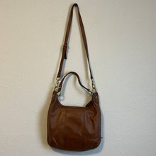 Load image into Gallery viewer, Coach Kristin Woven Brown Leather Purse
