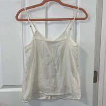 Load image into Gallery viewer, Small Anthropologie Dolan Left Coast White Gauze Button Front Tank Top
