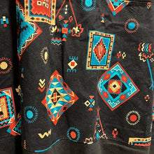 Load image into Gallery viewer, Size XL Hanes Vintage Black Western Tribal Aztec Sweatshirt

