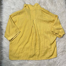 Load image into Gallery viewer, Small Lulu’s Go The Extra Mile Light Yellow Oversized Button-Up Top
