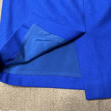 Load image into Gallery viewer, Size 8 J. Crew Blue Wool Pencil Skirt
