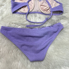 Load image into Gallery viewer, Shade &amp; Shore Lilac Purple 2 Piece Bikini Swim Suit

