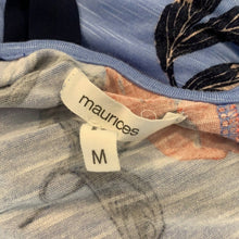 Load image into Gallery viewer, Medium Maurices NWOT Blue &amp; Orange Floral Criss Cross Tank Top
