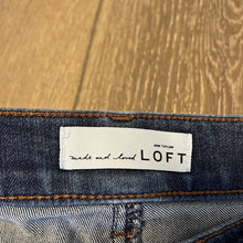 Load image into Gallery viewer, Size 12 Loft Petite Dark Wash Modern Skinny Jeans
