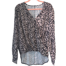 Load image into Gallery viewer, Large Multi Leopard Print Wrap Top
