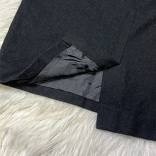 Load image into Gallery viewer, Size 10 Petite J. Crew Black Wool Mini Pencil Skirt

