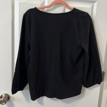 Load image into Gallery viewer, Small Madewell NWT Black V-Neck Full-Sleeve Top

