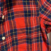 Load image into Gallery viewer, Medium Old Navy Women’s The Classic Shirt Red Plaid Light Flannel Button Up
