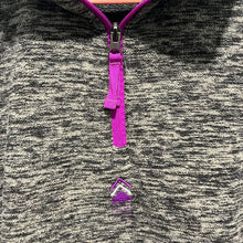 Load image into Gallery viewer, Kids XXL Cruel Girl Kids Western Gray Purple Tribal Print Quarter Zip Pull Over Jacket
