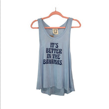 Load image into Gallery viewer, Size Small Lulus NWT PPLA Better in the Bahamas Light Blue Tank Top
