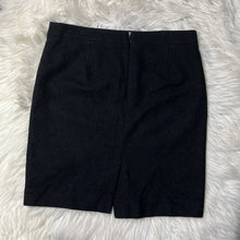 Load image into Gallery viewer, Size 10 Petite J. Crew Black Wool Mini Pencil Skirt
