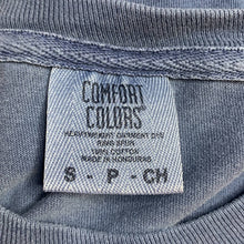 Load image into Gallery viewer, Small Comfort Colors Blue Kansas City Crop Tee

