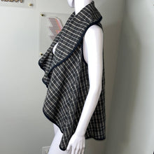Load image into Gallery viewer, Size Small Altar’d State Gary Plaid Clinton Waterfall Vest
