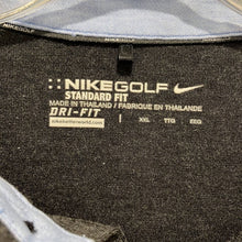 Load image into Gallery viewer, Size XXL Nike Men’s Plus Golf Standard Fit Gray Stripe Short Sleeve Polo Shirt
