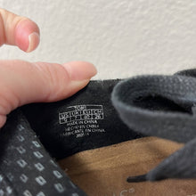 Load image into Gallery viewer, Size 9 Toms Black Lace Up Sneakers
