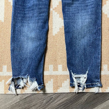 Load image into Gallery viewer, Size 25 Judy Blue High Waisted Distressed Frayed Hem Skinny Jeans
